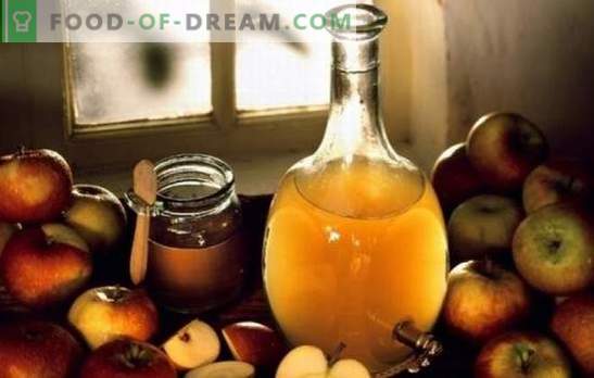 Äppelcidervinäger: Matlagning hemma. Varför är det bättre att laga äppelcidervinäger hemma