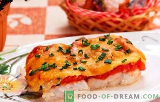 Fisk bakad med ost - en maträtt för semester och vardagar! Ett urval av recept för olika fiskar bakade med ost