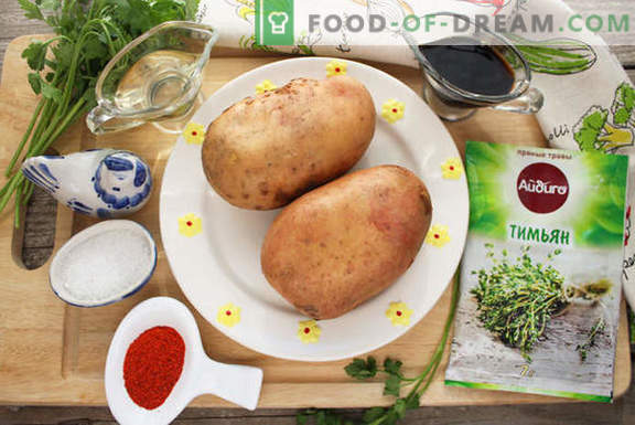 Bakad potatis helix - överraskning gäster och kära