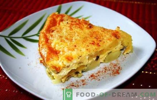 Potatisgryta med ost - en maträtt för varje dag. Recept av potatis och ostgryta: med kött, kyckling, majonnäs