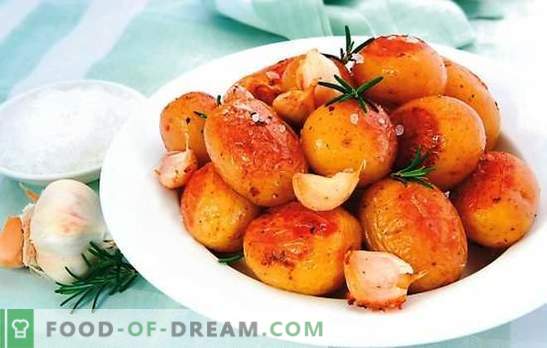 Unga potatisar i en långsam spis - en god maträtt på hösten. Recept på unga potatisar i en långsam spis: bakad, rostad, stuvad