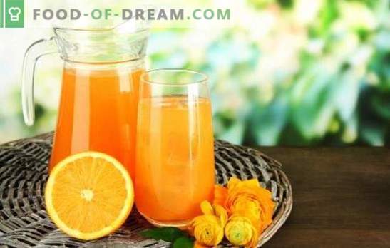 Drick från apelsiner hemma - släck din törst med friskhet och fördelar. Vilka drycker från apelsiner kan förberedas hemma?