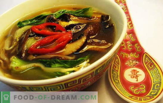 Sopa china - en el camino a la sabiduría oriental. Recetas de sopas chinas con fideos, arroz, mariscos, tomates, funchoza y pescado