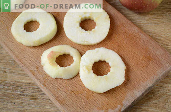 Delicious ābolu donuts 20 minūšu laikā. Oriģināls delikatese bērniem un pieaugušajiem