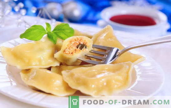 Hemlagad dumplings - en maträtt för alla tider. För fans av hemgjorda dumplings: åtta enkla recept med körsbär, svamp, stekost, kött