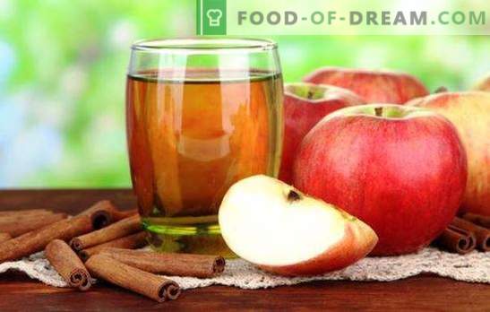 Juice från äpplen utan juicer är en användbar naturlig dryck. De bästa recepten på juice från äpplen utan juicer