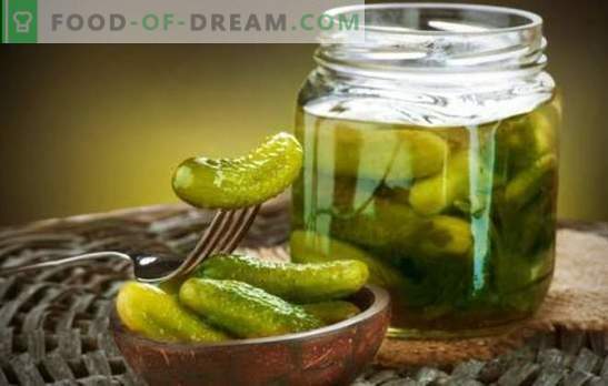 Crispy pickles för vintern - hur kan det vara utan dem? Ett urval av traditionella och nya recept för skarpa pickles för vintern