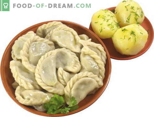Dumplings med potatis - de bästa recepten. Hur man gör rätt och välsmakande kockdumplings med potatis.