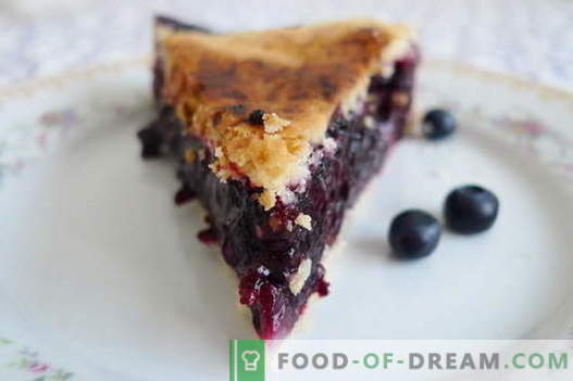 Blueberry Pie - de bästa recepten. Hur man ordentligt och välsmakande kockblåbärspai.