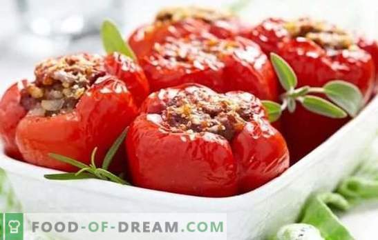 Steg-för-steg recept på fyllda paprika med malet kött. Hur man lagar fyllda paprika med malet kött på spisen och i ugnen
