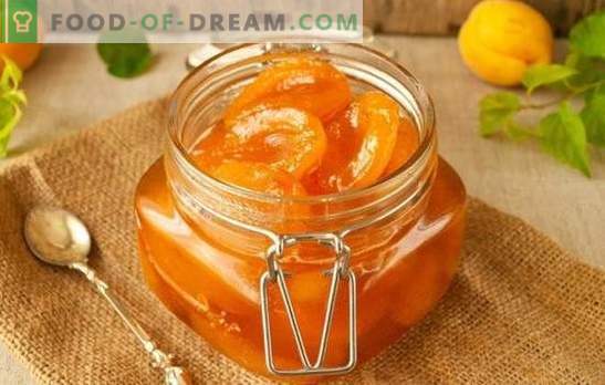 Hur man lagar aprikoser med skivor - en god behandling för te. Ett urval recept för aprikos syltskivor med kärnor, citron, vanilj