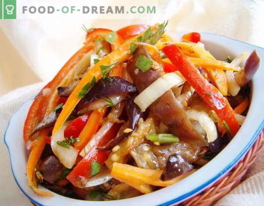 Koreanska sallader - de bästa recepten. Hur man lagar koreanska sallader och välsmakande.
