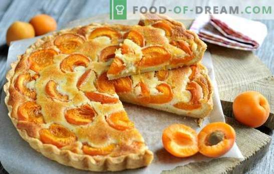 Enkel aprikos tårta - vem som helst kan hantera det! Matlagning sommar aprikos pajer: enkla recept för alla