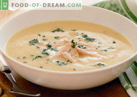 Kycklinggrädssoppa - de bästa recepten. Hur man lagar kyckling soppa ordentligt och gott.