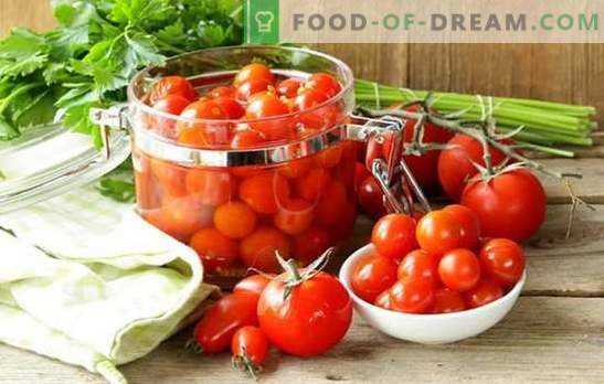 Att förbereda tomater för vintern utan att laga mat - är det svårt? De bästa recepten på läckra tomater för vintern utan att laga mat