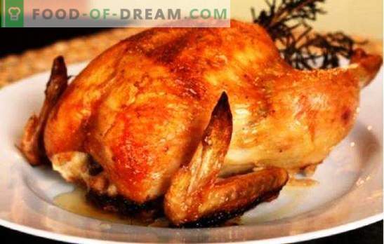 Hela kycklingen i långsam spis brinner inte, det torkar inte ut! Recept för tillagning av olika kycklingar i en långsam spis helt