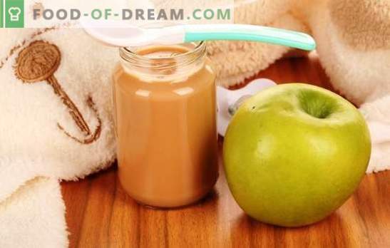 Äppelpuré för barn: hur man rätt och välsmakande lagar den. Recept för äppelpuré för spädbarn