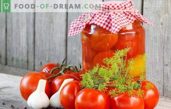 Tomater i bankerna för vintern - en indikator på kvinnlig ekonomi! Recept tomater i bankerna för vintern