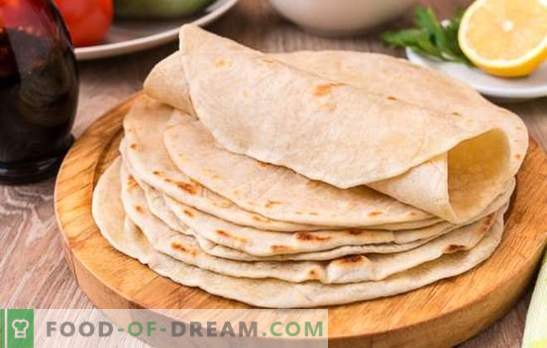 Vete tortilla: En enkel och näringsrik maträtt för hela familjen. De bästa recepten på läckra vete tortilla från de tillgängliga produkterna