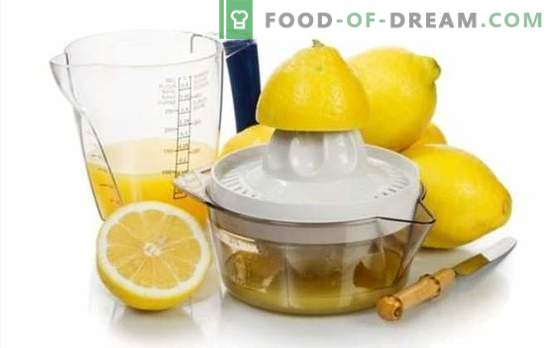 Matlagning citronsaft - recept med en gudomlig smak! Citronsaft: recept av alkoholhaltiga och alkoholfria drycker med det