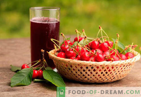 Körsbärskompot - de bästa recepten. Hur rätt och välsmakande komposit gjord av körsbär.