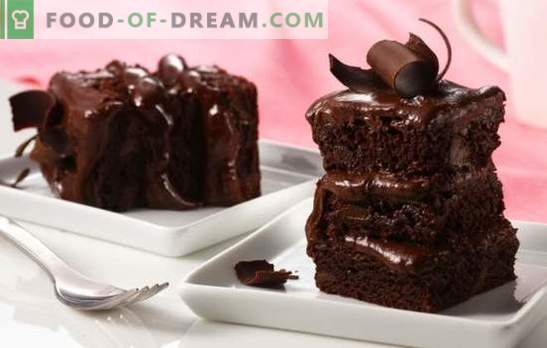 Hemlagad chokladtårta - en förförisk efterrätt! Enkla recept för chokladkakor med bakverk, assorterad, gelé