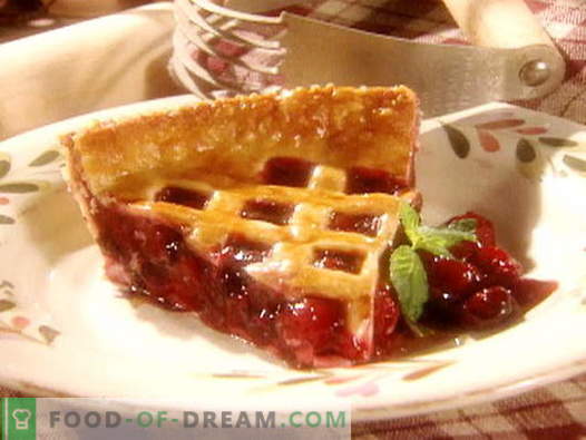 Cherry Pie - de bästa recepten. Så här lagar du en kirsebærpai ordentligt och gott.