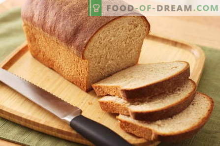 Bröd i en brödtillverkare - de bästa recepten. Så att baka bröd hemma.