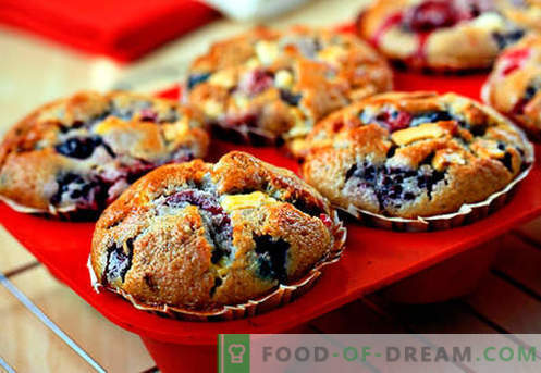 Silikonkaka muffins är de bästa recepten. Hur man snabbt och gott kokmuffins i silikonformar.