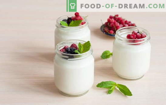 Hur man gör yoghurt hemma: teknik. Yoghurt recept hemma: i en yoghurt maker, termos, kastrull