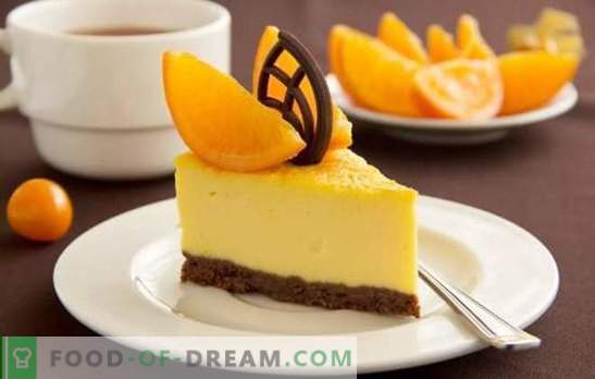Citrus dessert - för gott humör! Matar fantastiska citrusfterrätter med gelatin, stekost, bakning