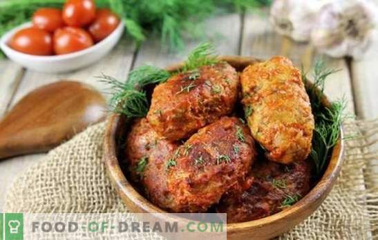 Grechanik med malet kött i ugnen är inte bara hamburgare! Matlagning doftande och saftig grekisk i ugnen med såser, svamp, lever