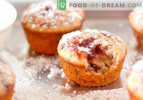 Enkel muffin - de bästa recepten. Hur man snabbt och gott kokar en enkel muffin.