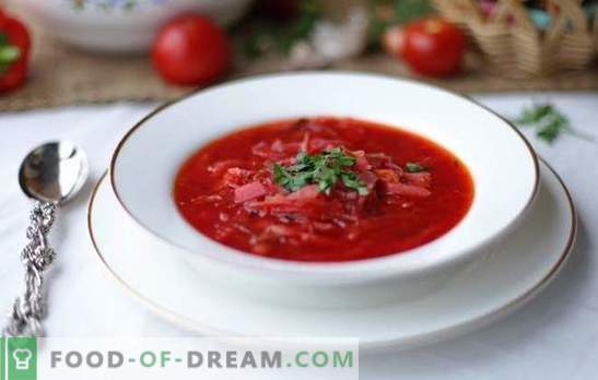 Borsch i en långsam spis - Frälsning till värdinna! Recept av borscht i en multicooker: röd, grön, vegetarisk, med bönor