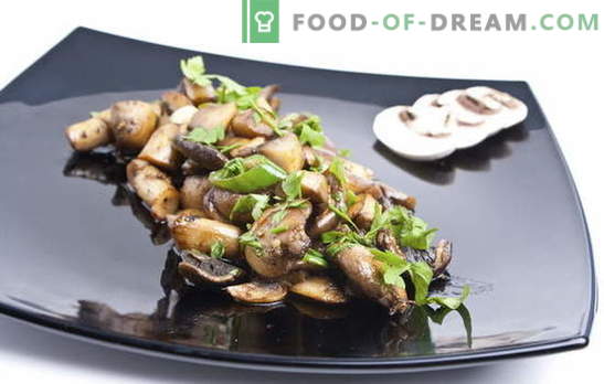 Recept på stekt mushroom. Hur man steker mushrooms: med eller utan lök - korrekt förberedelse, bearbetning och matlagning