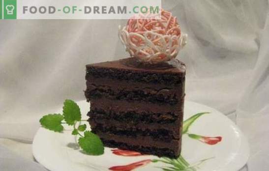 Chokladkaka-tårta - en enastående efterrätt! Recept för känsliga och alltid läckra chokladkakor