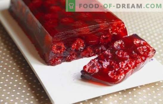 Raspberry Jelly - ljus, doftande, sommar, prisvärd nöje! Recept för att göra hallonjelly för vintern och bara till efterrätt