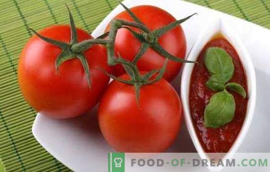 Matlagning varm sås nr 1 - en lätt tomat för vintern. De mest kända recepten på tomater för vintern