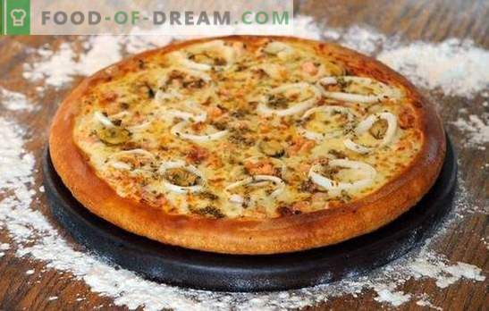 Vätska deg för paj och pizza i majonnäs - minuts bakning! Recept för lättberedning av smeten för pajer och pizza i majonnäs