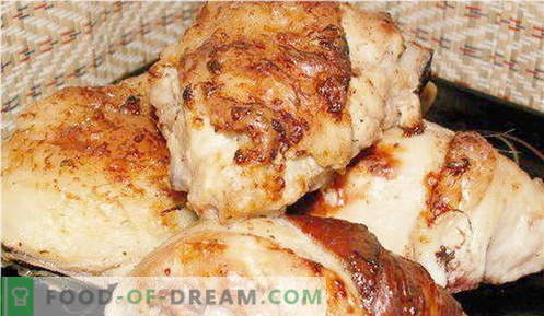 Stekt kyckling - de bästa recepten. Hur man lagar stekt kyckling.