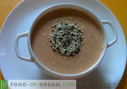 Creamsoppa - ett recept med foton och steg-för-steg-beskrivning