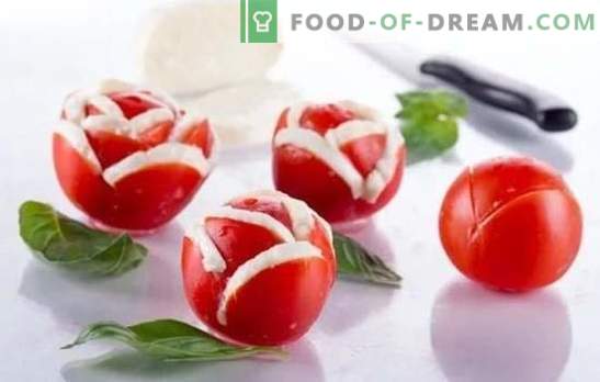 Tomat snacks, sallader och sidorätter för vintern. Bevisade recept för tomattips till vintermenyn: med peppar, svamp, nötter