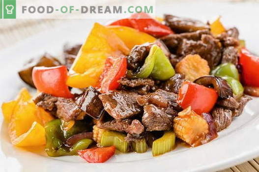 Kött på kinesiska - de bästa recepten. Hur man ordentligt och lagar kött på kinesiska.